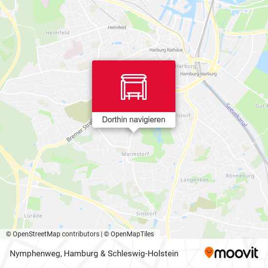 Nymphenweg Karte