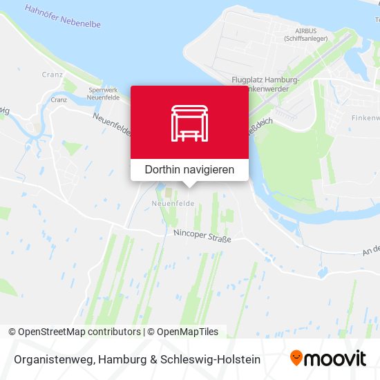 Organistenweg Karte