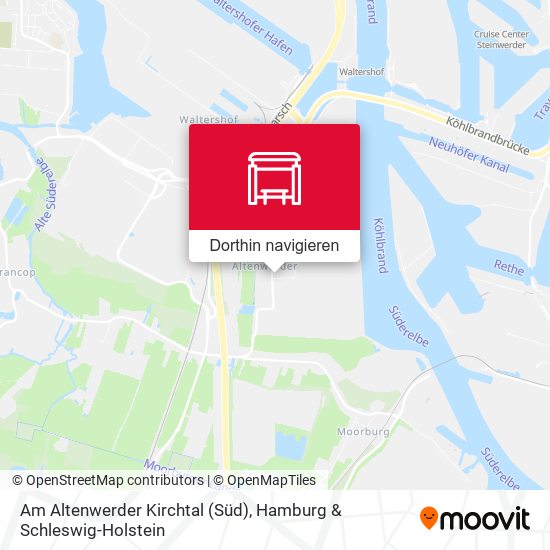 Am Altenwerder Kirchtal (Süd) Karte