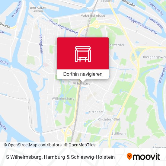 S Wilhelmsburg Karte