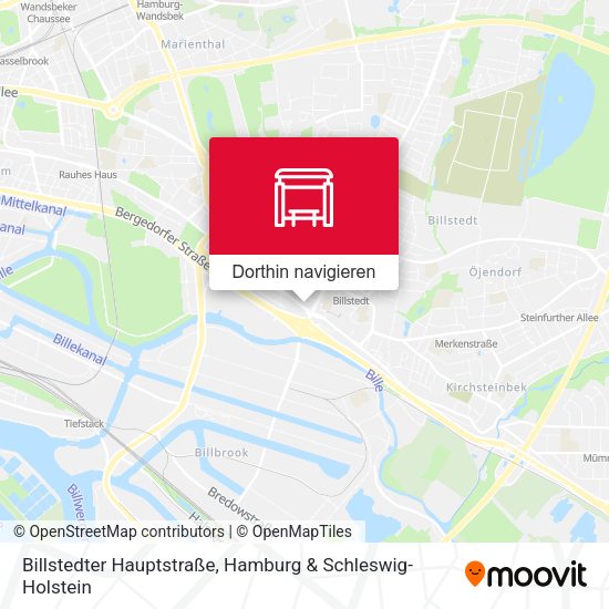 Billstedter Hauptstraße Karte