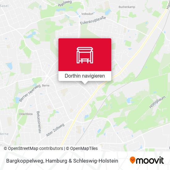 Bargkoppelweg Karte