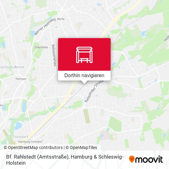 Bf. Rahlstedt (Amtsstraße) Karte