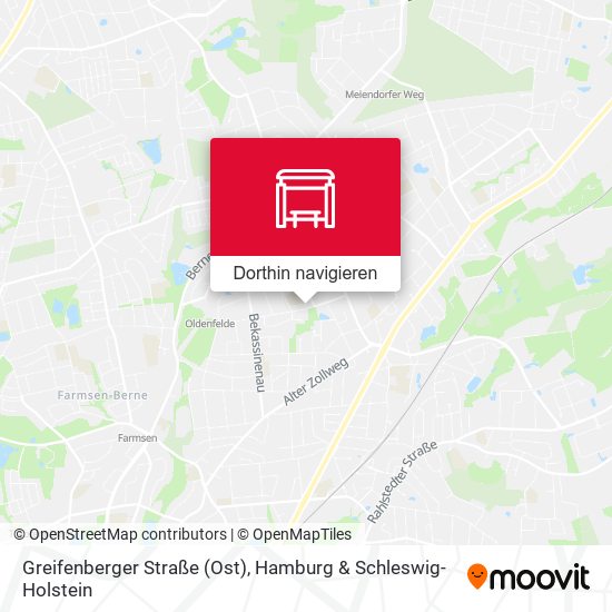 Greifenberger Straße (Ost) Karte
