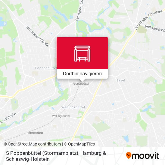 S Poppenbüttel (Stormarnplatz) Karte