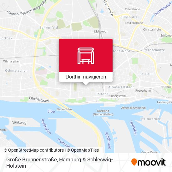 Große Brunnenstraße Karte