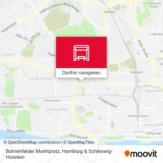 Bahrenfelder Marktplatz Karte