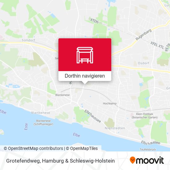 Grotefendweg Karte