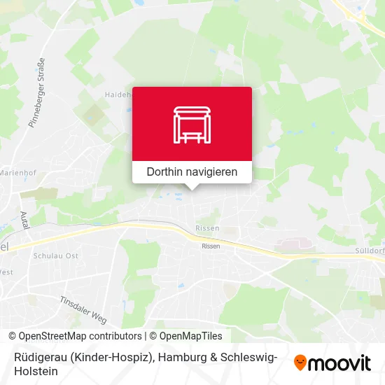 Rüdigerau (Kinder-Hospiz) Karte