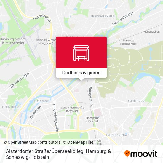 Alsterdorfer Straße / Überseekolleg Karte