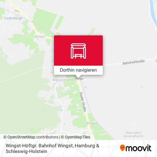 Wingst-Höftgr. Bahnhof Wingst Karte