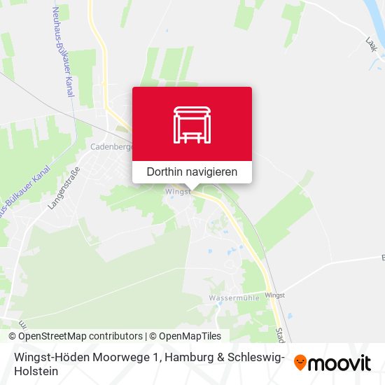 Wingst-Höden Moorwege 1 Karte