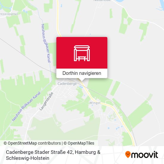 Cadenberge Stader Straße 42 Karte