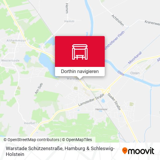Warstade Schützenstraße Karte