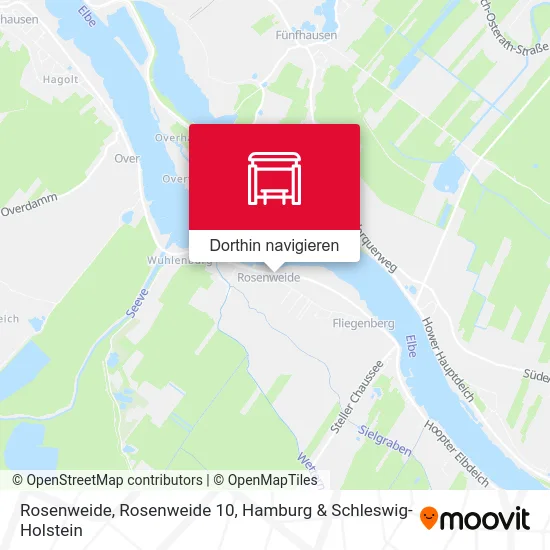 Rosenweide, Rosenweide 10 Karte