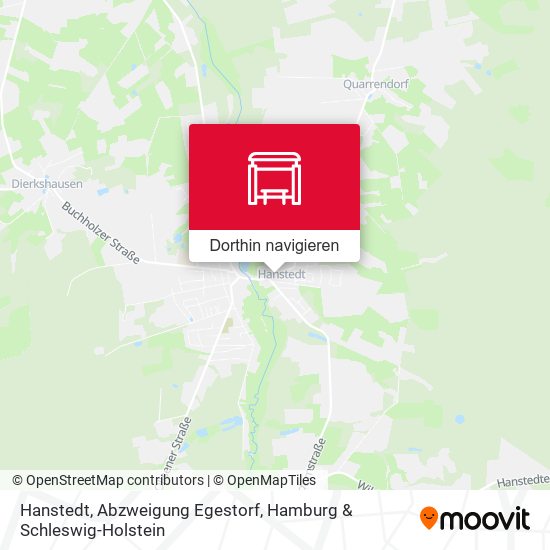 Hanstedt, Abzweigung Egestorf Karte