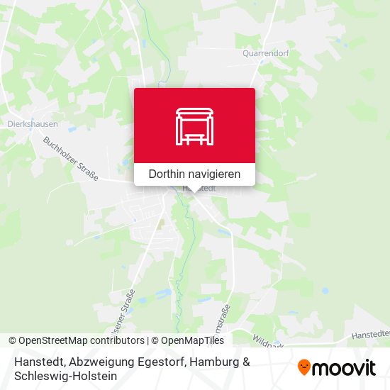 Hanstedt, Abzweigung Egestorf Karte