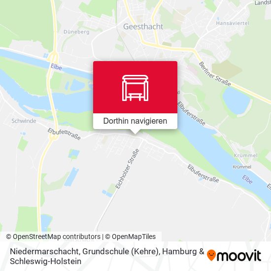 Niedermarschacht, Grundschule (Kehre) Karte