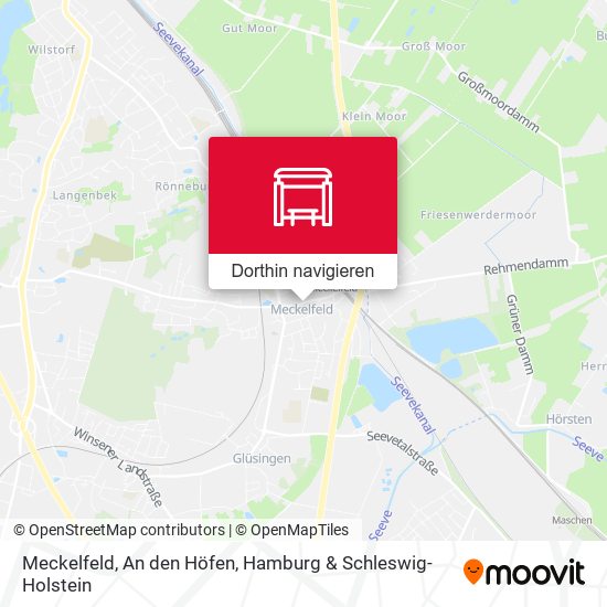 Meckelfeld, An den Höfen Karte