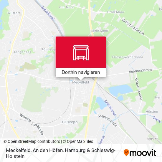 Meckelfeld, An den Höfen Karte