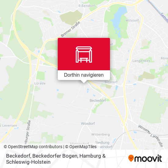 Beckedorf, Beckedorfer Bogen Karte