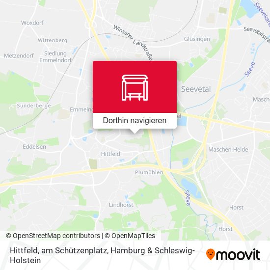 Hittfeld, am Schützenplatz Karte
