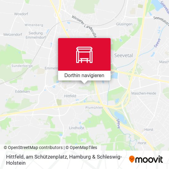 Hittfeld, am Schützenplatz Karte