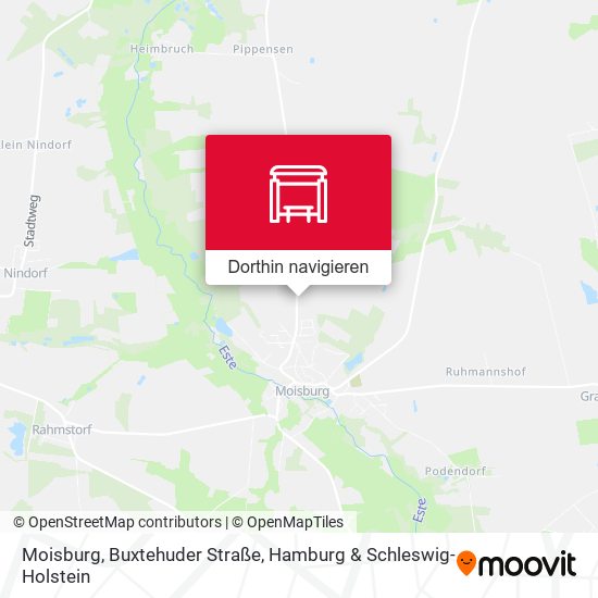 Moisburg, Buxtehuder Straße Karte