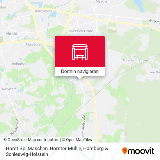 Horst Bei Maschen, Horster Mühle Karte