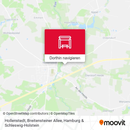 Hollenstedt, Breitensteiner Allee Karte