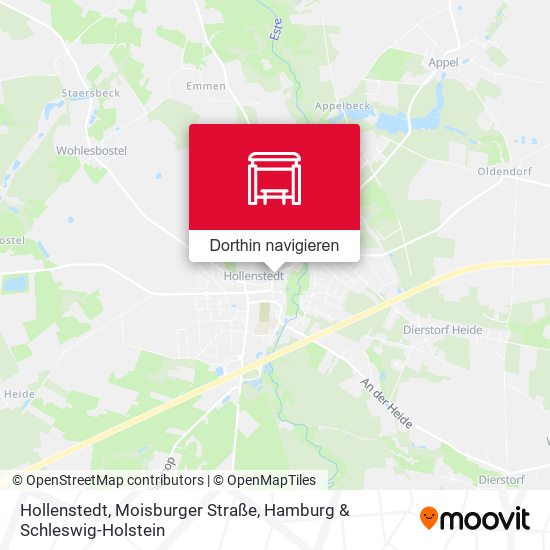 Hollenstedt, Moisburger Straße Karte