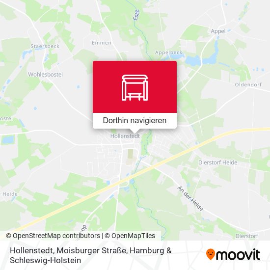 Hollenstedt, Moisburger Straße Karte