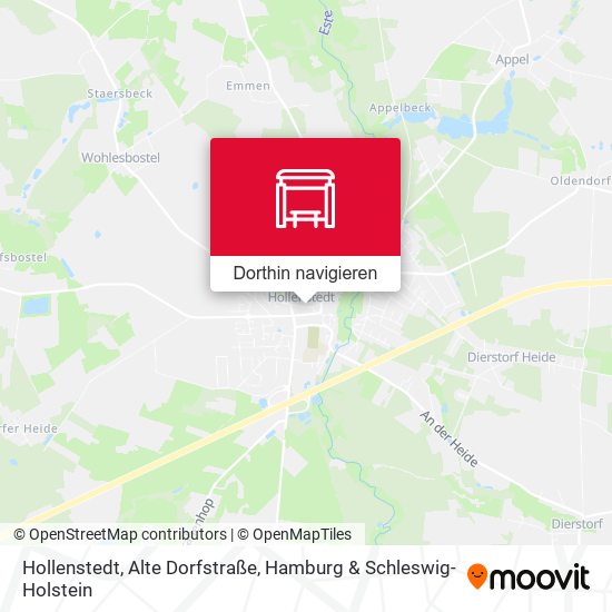 Hollenstedt, Alte Dorfstraße Karte