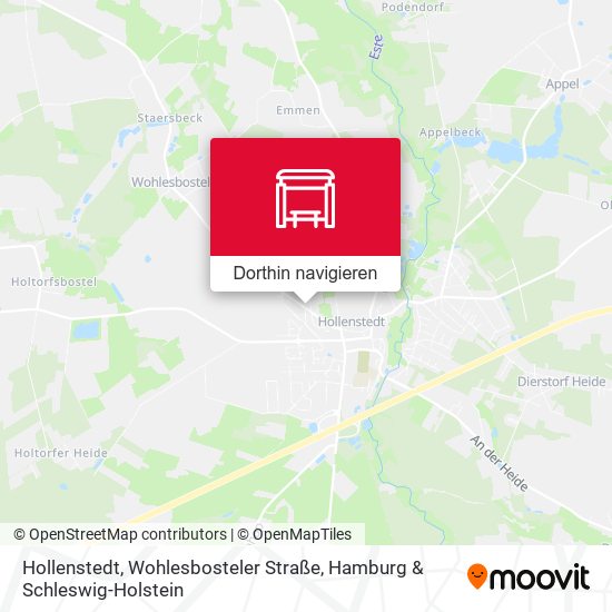 Hollenstedt, Wohlesbosteler Straße Karte