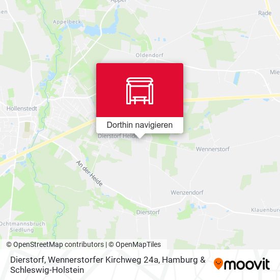 Dierstorf, Wennerstorfer Kirchweg 24a Karte