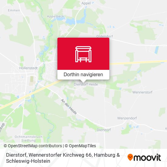 Dierstorf, Wennerstorfer Kirchweg 66 Karte