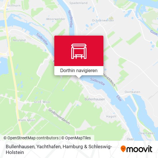 Bullenhausen, Yachthafen Karte