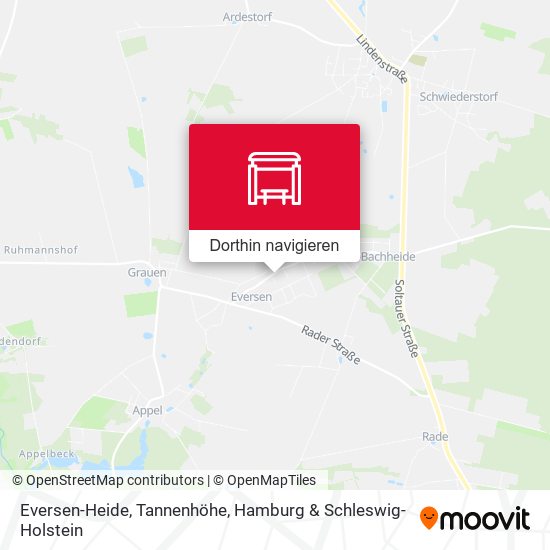 Eversen-Heide, Tannenhöhe Karte