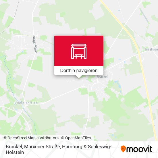Brackel, Marxener Straße Karte