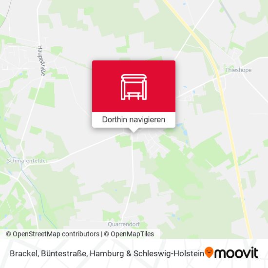 Brackel, Büntestraße Karte