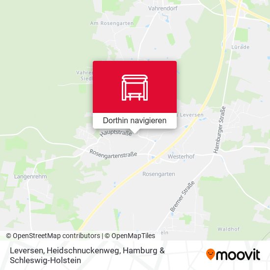 Leversen, Heidschnuckenweg Karte