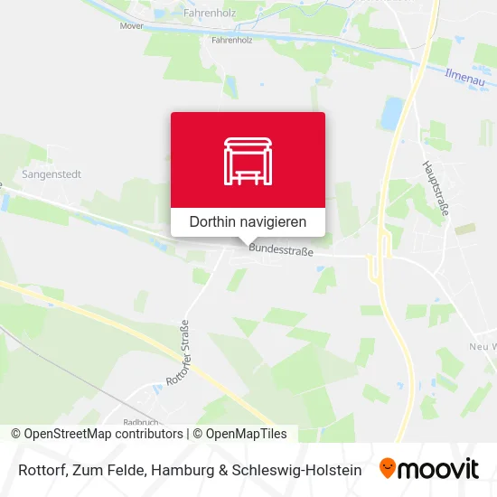 Rottorf, Zum Felde Karte