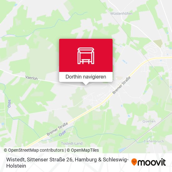Wistedt, Sittenser Straße 26 Karte