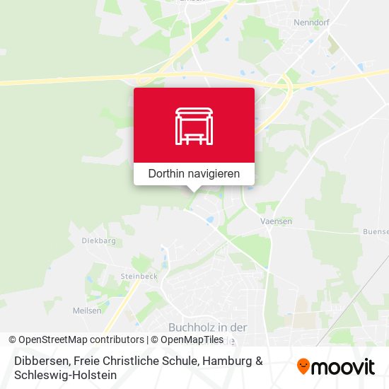 Dibbersen, Freie Christliche Schule Karte
