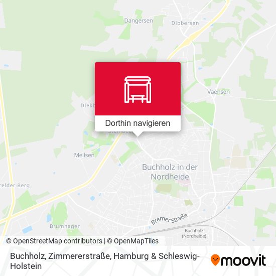Buchholz, Zimmererstraße Karte