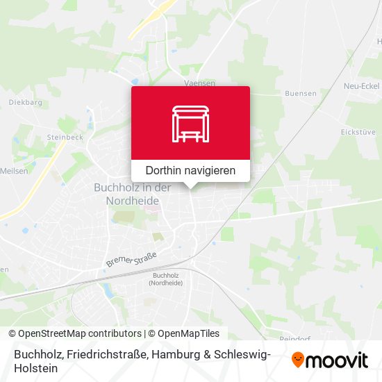 Buchholz, Friedrichstraße Karte