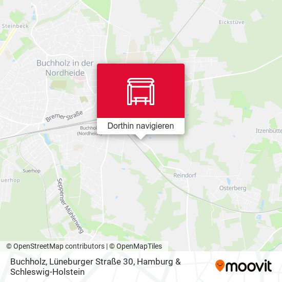 Buchholz, Lüneburger Straße 30 Karte