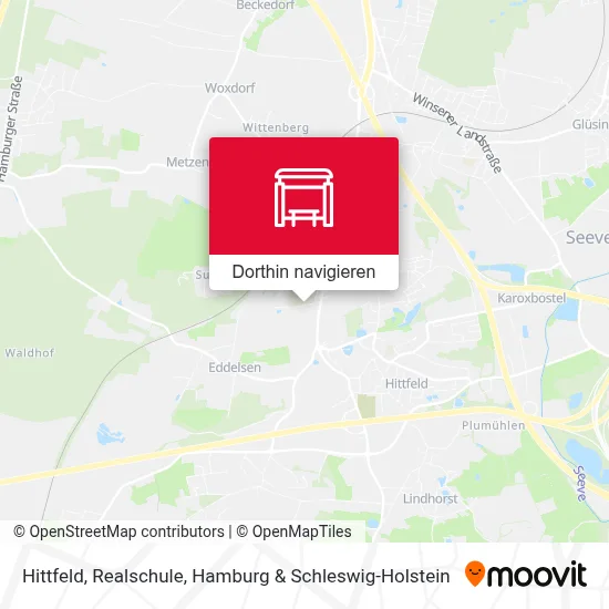 Hittfeld, Realschule Karte