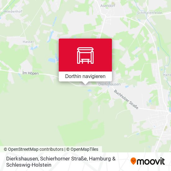 Dierkshausen, Schierhorner Straße Karte
