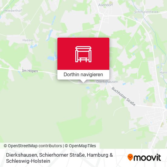 Dierkshausen, Schierhorner Straße Karte